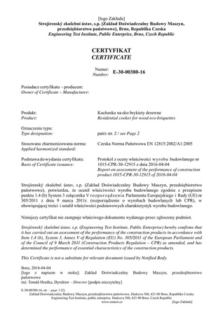 Kuchnia, angielka 7,1kW Bordo, chrom, bez płaszcza wodnego - spełnia anty-smogowy EkoProjekt 88828417