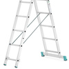 Drabina aluminiowa Aloss 2x11 na schody (wysokość robocza: 6,50m) 99674731
