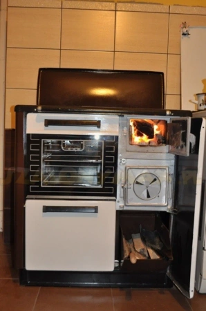 Kuchnia, angielka, moc kuchni/wody: 9,2/3,2kW, Jawor z wężownicą (nieobudowana, kolor: biało brązowy) - spełnia anty-smogowy EkoProjekt 25980270