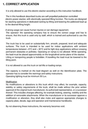 Wózek paletowy elektryczny GermanTech (udźwig: 1000 kg, długość wideł: 1150 mm, wysokość podnoszenia: 1600 mm) 99746696