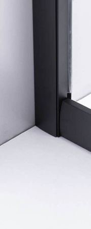 Kabina prysznicowa kwadratowa Czarna Black 90x90cm 5MM 23180201