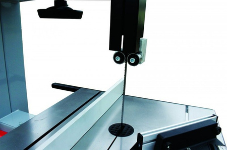 Piła taśmowa Holzmann 230V (wymiary obrabianego przedmiotu: 465/290 mm, wymiary blatu: 535x485 mm) 44349941