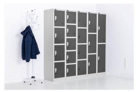 Szafa metalowa Fromm & Starck - 5 przegrod - zamki (wymiary: 38 x 45 x 185 cm) 45674779