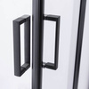 Kabina prysznicowa kwadratowa Czarna Black 80x80cm 5MM 23180200