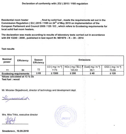 Piec wolnostojący 7kW (kolor: biały) - spełnia anty-smogowy EkoProjekt 88876222