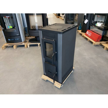Piec wolnostojący Thorma 2,5-8,5 kW na drewno i brykiet (spaliny: tył) - spełnia anty-smogowy EkoProjekt 88879698