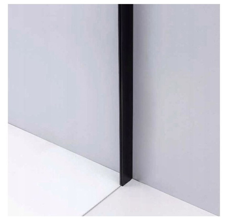 Kabina prysznicowa 100x90 szkło 8mm czarna 23178249