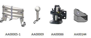 Ciągnik, holownik elektryczny (maks. nośność ciągnika: 3000 kg) 00078969