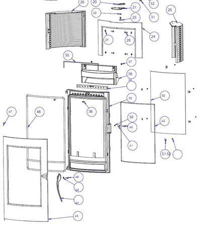 Piec wolnostojący 12kW Argos (wylot spalin: góra) - spełnia anty-smogowy EkoProjekt 86828241