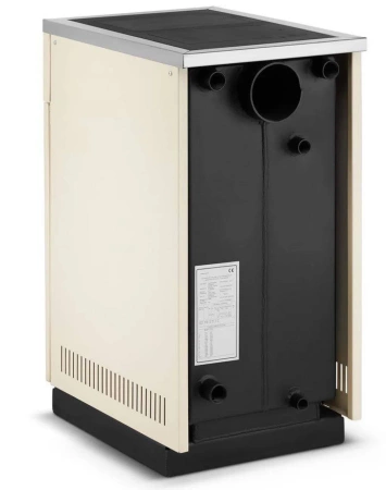Kuchnia węglowa piec kominek z płaszczem wodnym CO 10-12kW (kolor: beż, średnica wylotu spalin: 120 mm) - spełnia anty-smogowy EkoProjekt 99681702