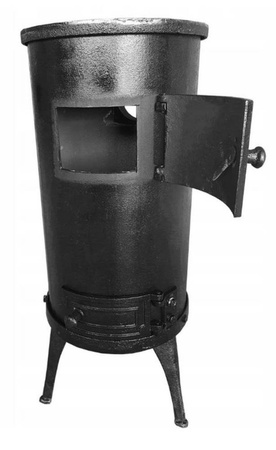 Piec koza żeliwny piecyk 4,5-6kW na drewno 57680087