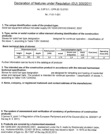 Piec wolnostojący 2,5-7,5kW na drewno i węgiel - do wyboru: kolory pieca (spaliny: tył) - spełnia anty-smogowy EkoProjekt 88869078