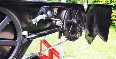 Trak taśmowy elektryczny (maksymalne wymiary obrabianego elementu: 660x178x2794 mm, moc: 5,5 kw) 44379140