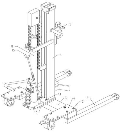 Wózek do beczek hydrauliczny (udźwig: 300 kg)31026276