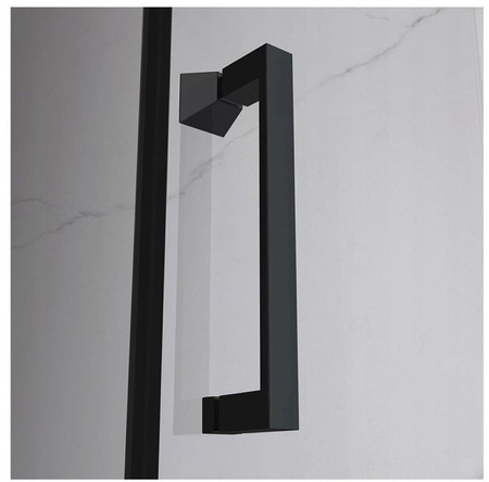 Kabina prysznicowa 80x80  black składana 6mm 23178210