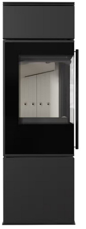 Piec stalowy lewy 7,3kW (czarny) - spełnia anty-smogowy EkoProjekt 30082755