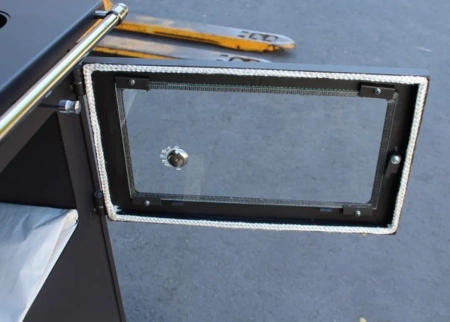 Piec kominek wolnostojący kuchnia, angielka 11kW z piekarnikiem, bez płaszcza wodnego - spełnia anty-smogowy EkoProjekt 48280261