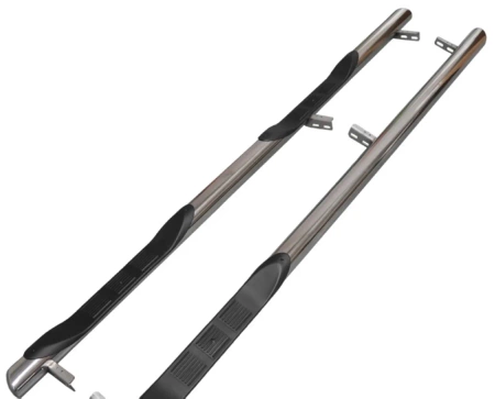 Orurowanie ze stopniami z zagłębieniami - Volkswagen T6 Long 3 stopnie 01656396