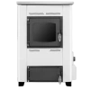 Piec kominek koza kuchenka kuchnia węglowa westfalka piecokuchnia kocioł CO z płaszczem wodnym 15-17kW (kolor: biały, średnica wylotu spalin: 128 mm) - spełnia anty-smogowy EkoProjekt 99682653