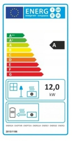 Piec piecyk kominek na drewno z piekarnikiem 12kW - spełnia anty-smogowy EkoProjekt 48280246