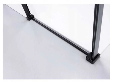 Kabina prysznicowa czarna 110x90 szkło 8mm 23178230