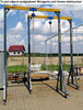 Wyciągarka mobilna z wózkiem i wyciągarką linową elektryczną (udźwig: 500 kg, wysokość całkowita: 4000mm, szerokość między podporami: 4800mm, wysokość podnoszenia: 3300mm) 504711711