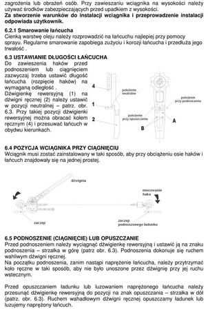 Wyciągarka łańcuchowa dźwigniowa, łańcuch Galla - wersja przeciwwybuchowa (wysokość podnoszenia: 1,5m, udźwig: 1,6 T) 22076962