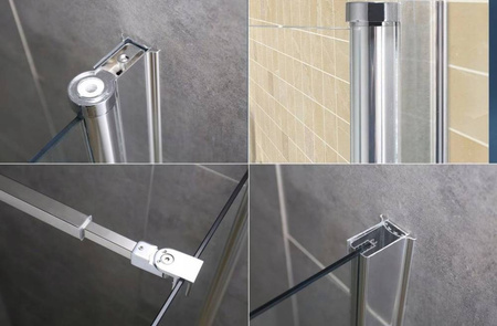 Kabina prysznicowa 80x80 szkło 6mm kwadrat 23178256