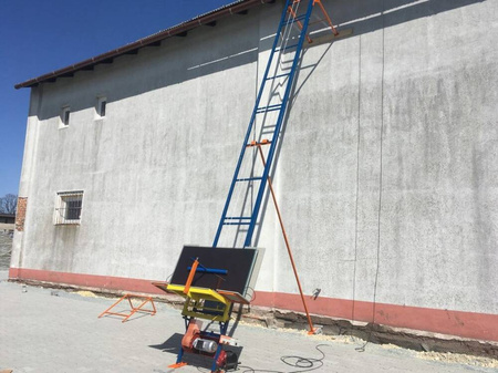 Winda dekarska na budowe, do fotowoltaiki + sterowanie zdalne (udźwig: 400 kg, wysokość podnoszenia: 14m) 09082760
