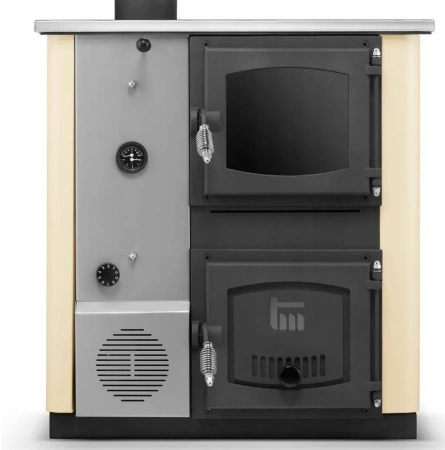 Kuchnia węglowa kocioł CO z płaszczem wodnym 12-14kW, do wyboru: kolor kuchni (średnica wylotu spalin: 120 mm) - spełnia anty-smogowy EkoProjekt 99681703