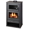 Piec piecyk kominek na drewno z płaszczem wodnym i piekarnikiem 14,1kW - spełnia anty-smogowy EkoProjekt 48283349