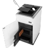 Kuchnia węglowa piec kominek z płaszczem wodnym CO 10-12kW (kolor: biały, średnica wylotu spalin: 120 mm) - spełnia anty-smogowy EkoProjekt 99681704