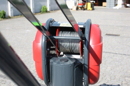 Wciągarka elektryczna linowa budowlana + lina 30m (udźwig: 500 kg) 08115162