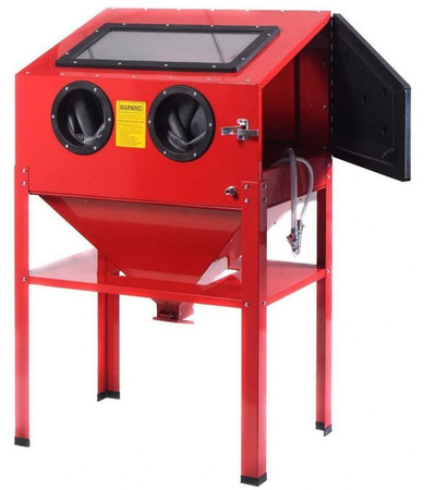 APTUT Piaskarka kabinowa full komplet solidna (pojemność: 220 L, ciśnienie robocze (40-80 psi)2.75 - 5.5 bar) 21577620