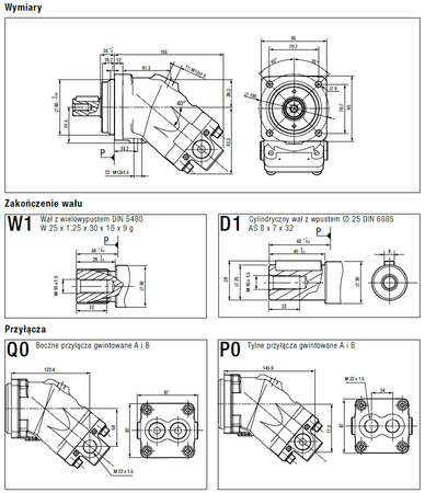 DOSTAWA GRATIS! 01538887 Silnik hydrauliczny tłoczkowy Hydro Leduc (objętość robocza: 12 cm³, maksymalna prędkość ciągła: 8000 min-1 /obr/min)