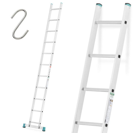 Drabina 1-elementowa przystawna, opieralna 1x11 (długosć drabiny: 3,13 m, udźwig: 150 kg) 99681964