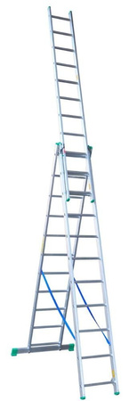 Drabina aluminiowa 3x11 Drabex na schody (wysokość robocza: 8,80m) 99674945