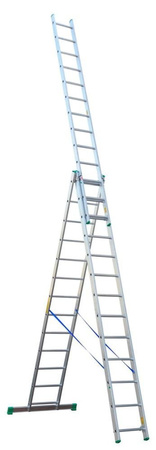 Drabina aluminiowa 3x12 Drabex na schody (wysokość robocza: 8,80m) 99674946