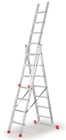 Drabina aluminiowa 3x7 FARAONE AK (wysokość robocza: 5,30m) 99674967