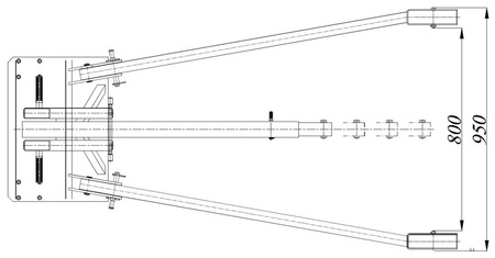 HYDIA Żuraw hydrauliczny ręczny (udźwig: od 500 do 1000kg) 617007828