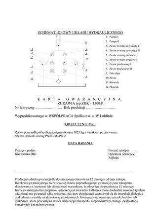 HYDIA Żuraw hydrauliczny ręczny (udźwig: od 750 do 1500kg) 617007833