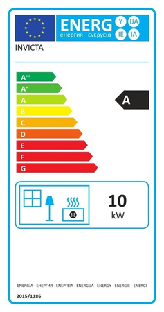 INVICTA Piec wolnostojący 10kW Ove - spełnia anty-smogowy EkoProjekt 86829176