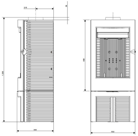 INVICTA Piec wolnostojący 12kW Argos (wylot spalin: góra) - spełnia anty-smogowy EkoProjekt 86828241