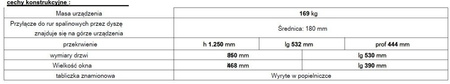 INVICTA Piec wolnostojący 12kW Argos (wylot spalin: góra) - spełnia anty-smogowy EkoProjekt 86828241