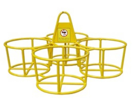 Kosz na wiadra, ilość wiaderek 4 (obciążenie robocze: 160 kg) 33981985