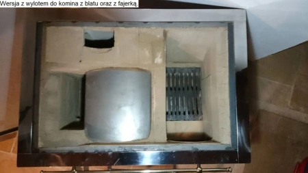Kuchnia kaflowa, angielka z piekarnikiem 11kW, bez płaszcza wodnego (kolor: brąz) - spełnia anty-smogowy EkoProjekt 92282101