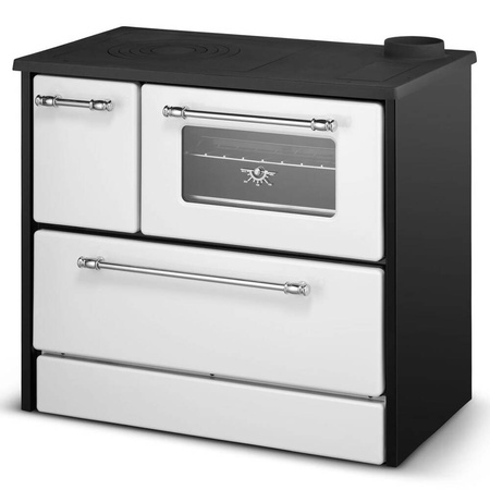 Kuchnia węglowa emaliowana westfalka z piekarnikiem 9,32-11,32kW (kolor: biały, średnica wylotu spalin: 130 mm) - spełnia anty-smogowy EkoProjekt 99682162