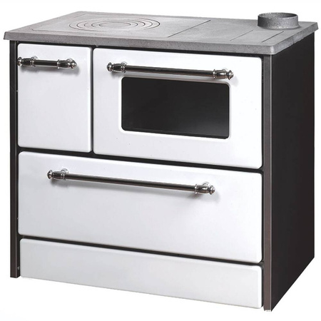 Kuchnia węglowa emaliowana westfalka z piekarnikiem 9,32-11,32kW (kolor: biały, średnica wylotu spalin: 130 mm) - spełnia anty-smogowy EkoProjekt 99682162
