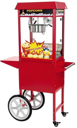 Maszyna do popcornu z wózkiem Royal Catering (moc: 1600W, wydajność: 5 - 6 kg/h) 45643432