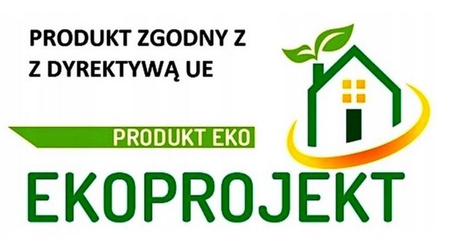 Piec koza żeliwny 5,8kW (kolor: brąz) - spełnia anty-smogowy EkoProjekt 04482055